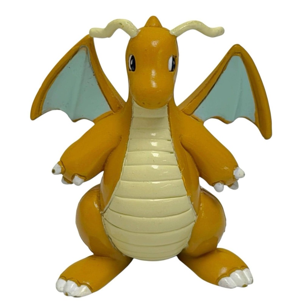 Vintage 1999 Pokemon TOMY Dragonite Mini Figure Nintendo Retro Rare 1.5"